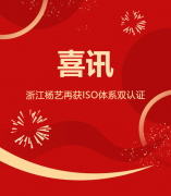 喜讯 | 浙江356体育在线再获ISO体系双认证